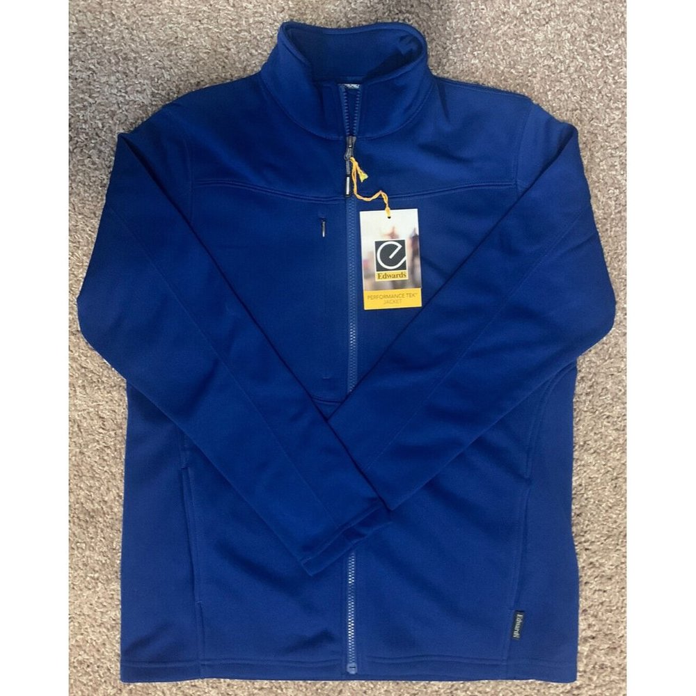 Edwards Men's Med. Blue Stretch Performance Tek Jacket NWT 6440-041